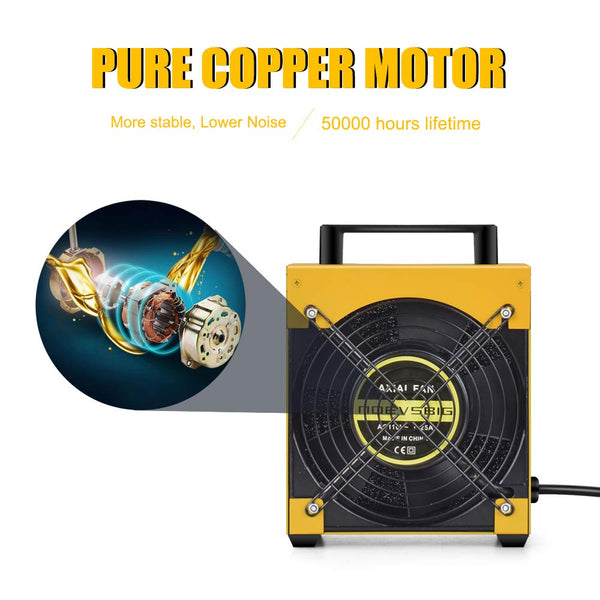 Solder Fume Extractor Smoke Absorber Remover Smoke Prevention Absorber DIY Working Fan for Soldering Station (6.7"*6.1"*2.7")