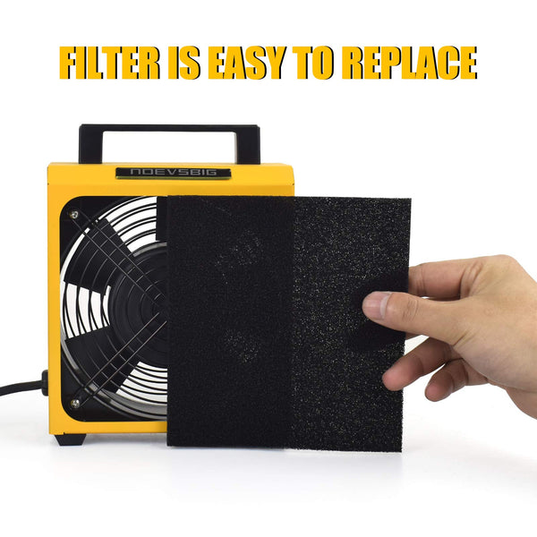 Solder Fume Extractor Smoke Absorber Remover Smoke Prevention Absorber DIY Working Fan for Soldering Station (6.7"*6.1"*2.7")