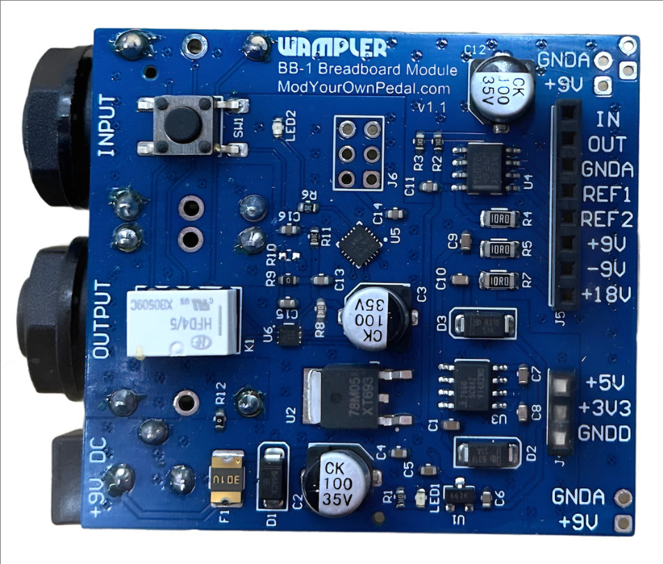 Breadboard Module BB-1 For Prototyping Guitar Pedals
