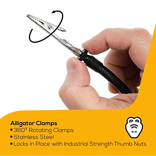 QuadHands Helping Hands Soldering Third Hand Tool | 4 Flexible Metal Arms Are Easy to Position | Rotating Stainless Steel Clamps | Made in USA - Professional Grade