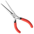 Outeels Needle Nose Pliers 6 Inch - Precision Pliers with Extra Long Tapering and Non-Serrated Jaws for Jewelry Making, Bending Wire and Small Object Gripping - Pack 1