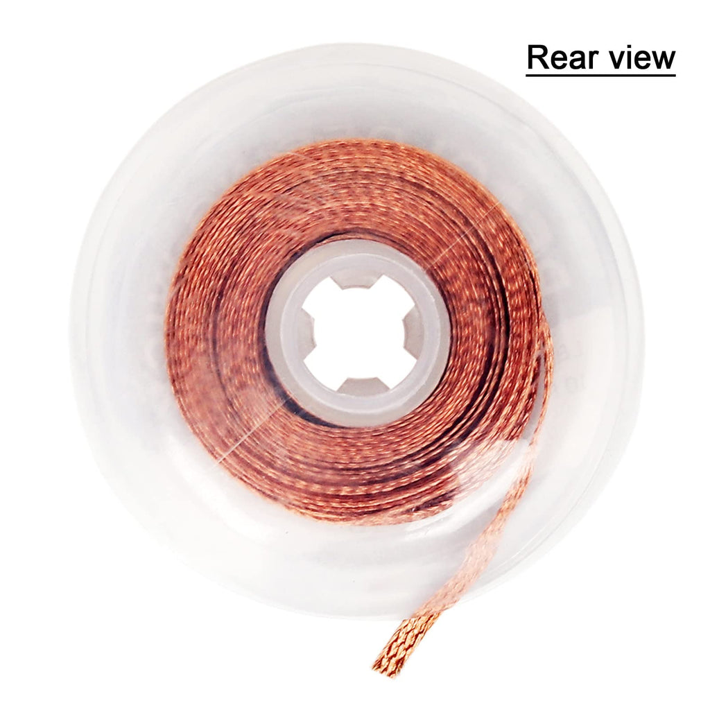 thumbnail image 2 of 2mm Desoldering Braid Wick With Handy Dispenser - Solder Removal Made Easy 2 of 14