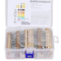 Molence 156 Values 3120PCS Resistor Kit 1/4W 5% Carbon Film Resistors 1 Ohm-10M Ohm Assortment Kit for DIY Projects and Experiments